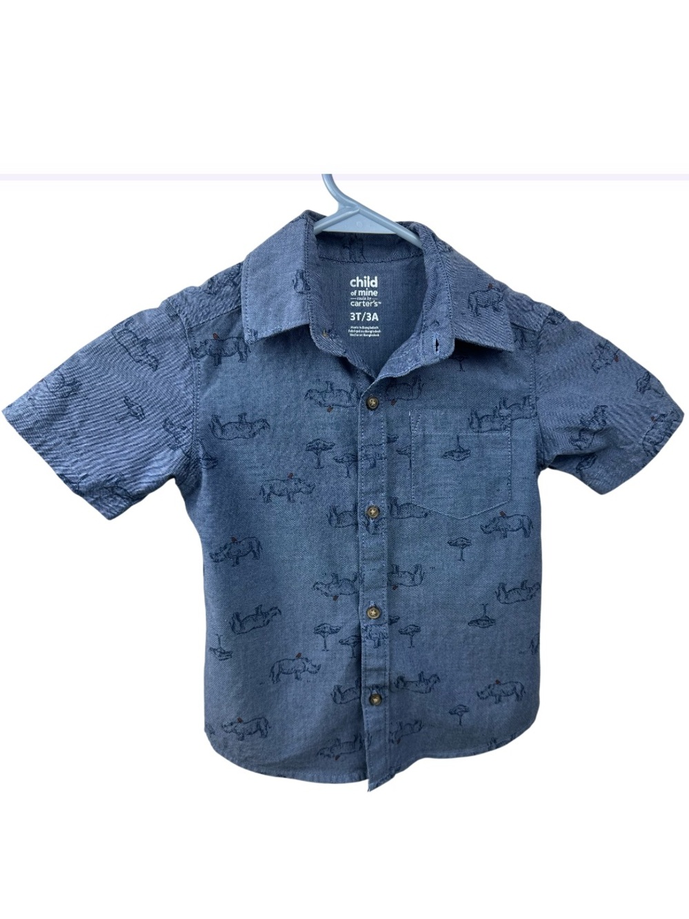 CARTERS TODDLER BUTTON DOWN SHIRT